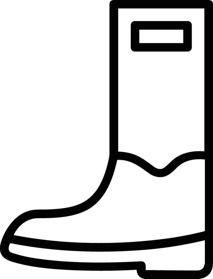 Boots symbol icon vector image. Illustration of the boot footwear shoe design image. EPS 10