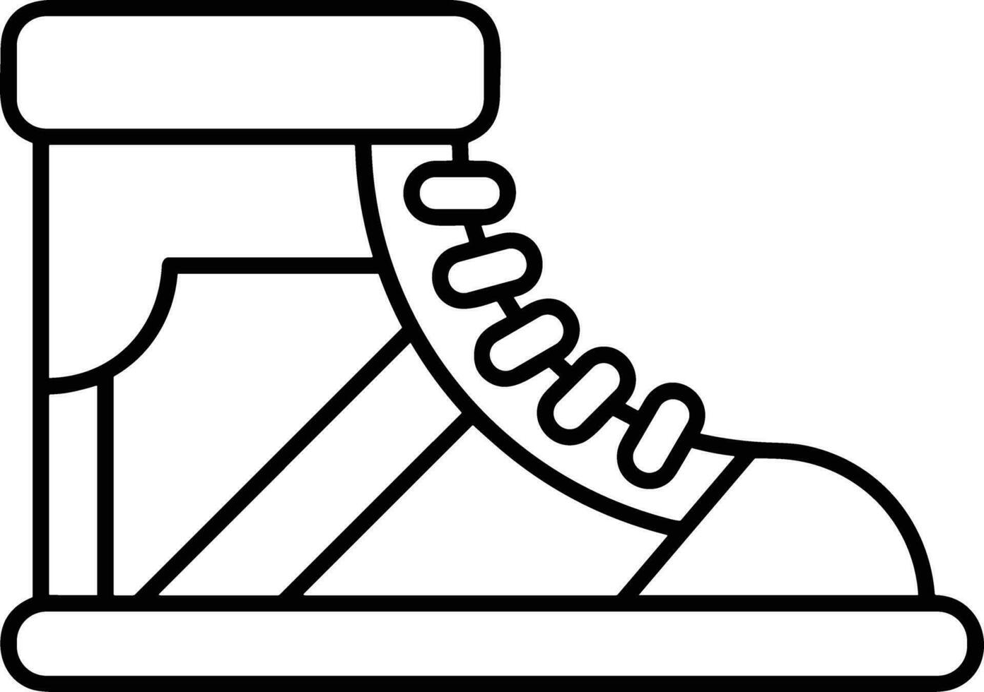 Boots symbol icon vector image. Illustration of the boot footwear shoe design image. EPS 10