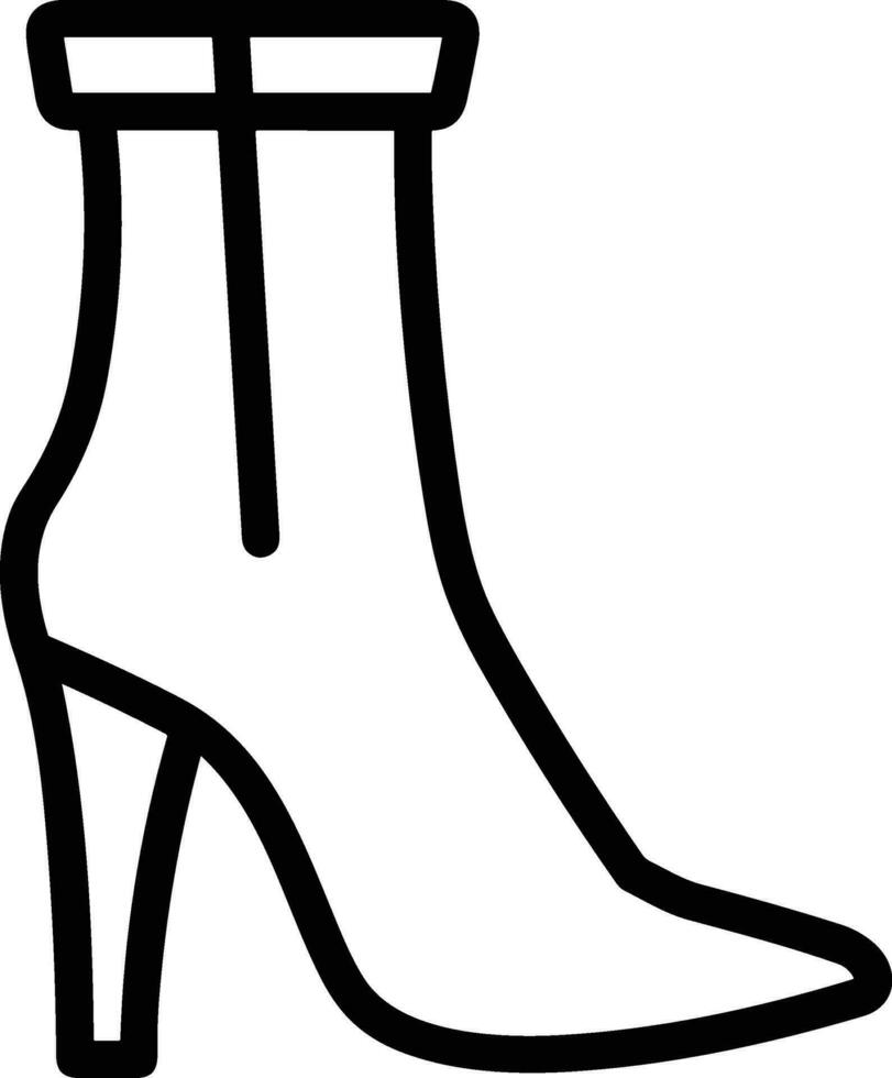 Boots symbol icon vector image. Illustration of the boot footwear shoe design image. EPS 10