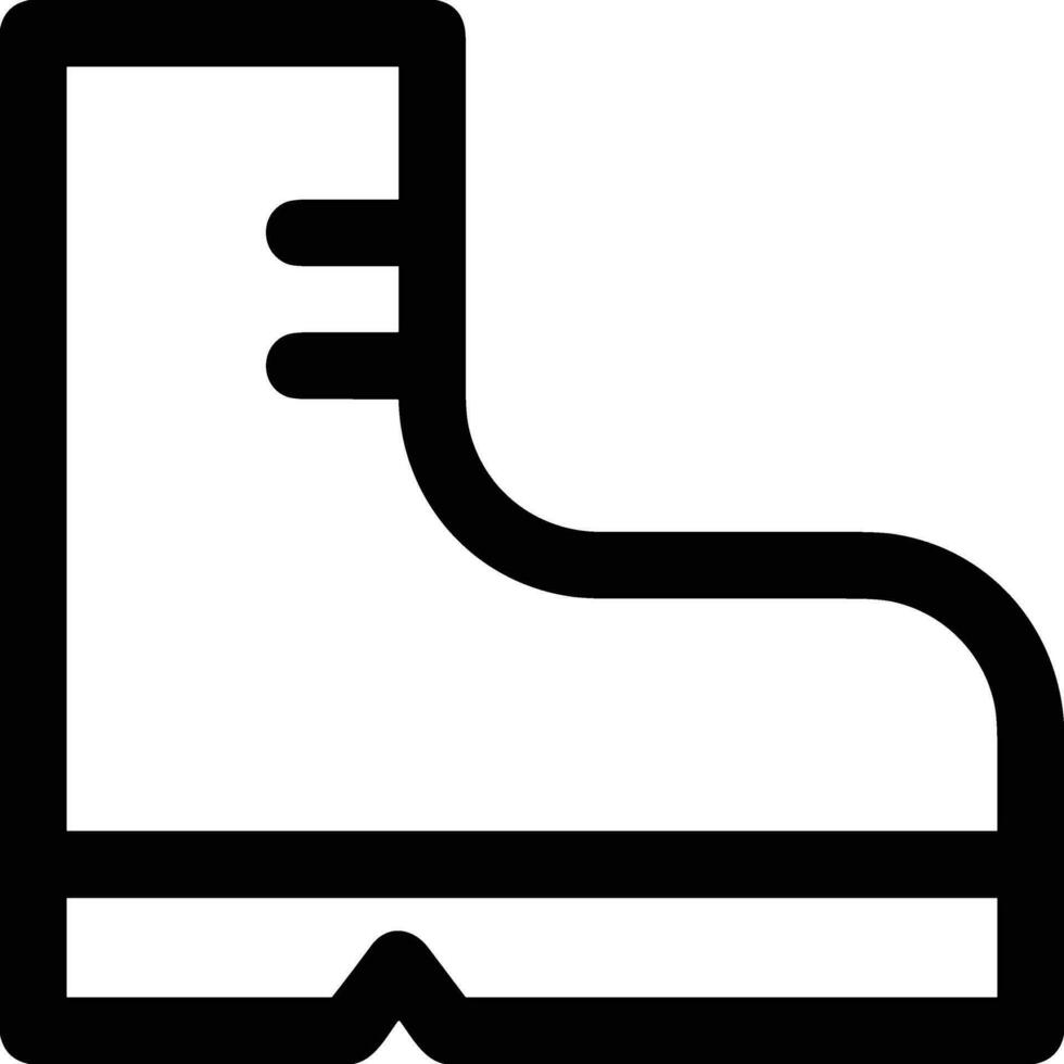 Boots symbol icon vector image. Illustration of the boot footwear shoe design image. EPS 10