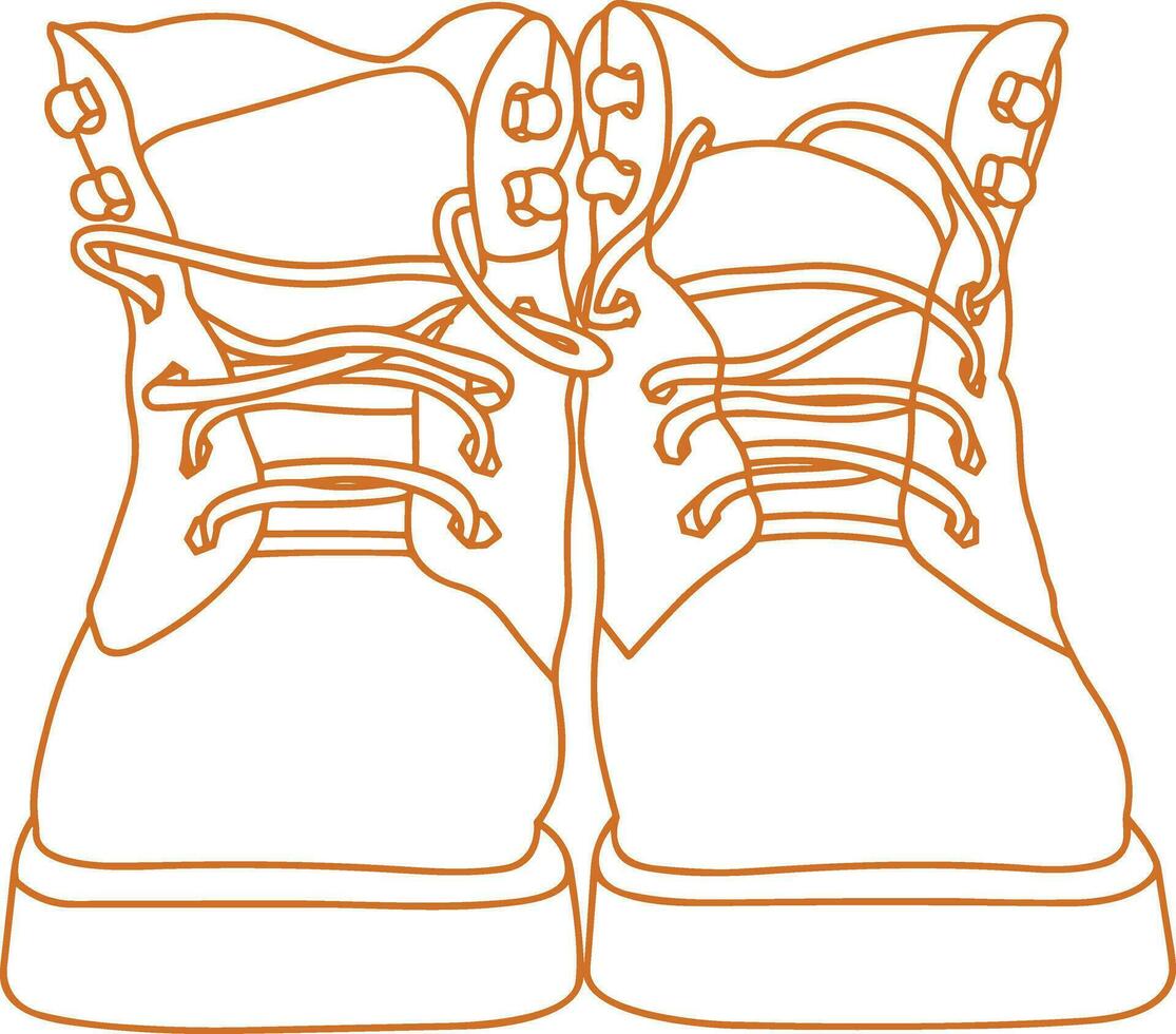Boots symbol icon vector image. Illustration of the boot footwear shoe design image. EPS 10