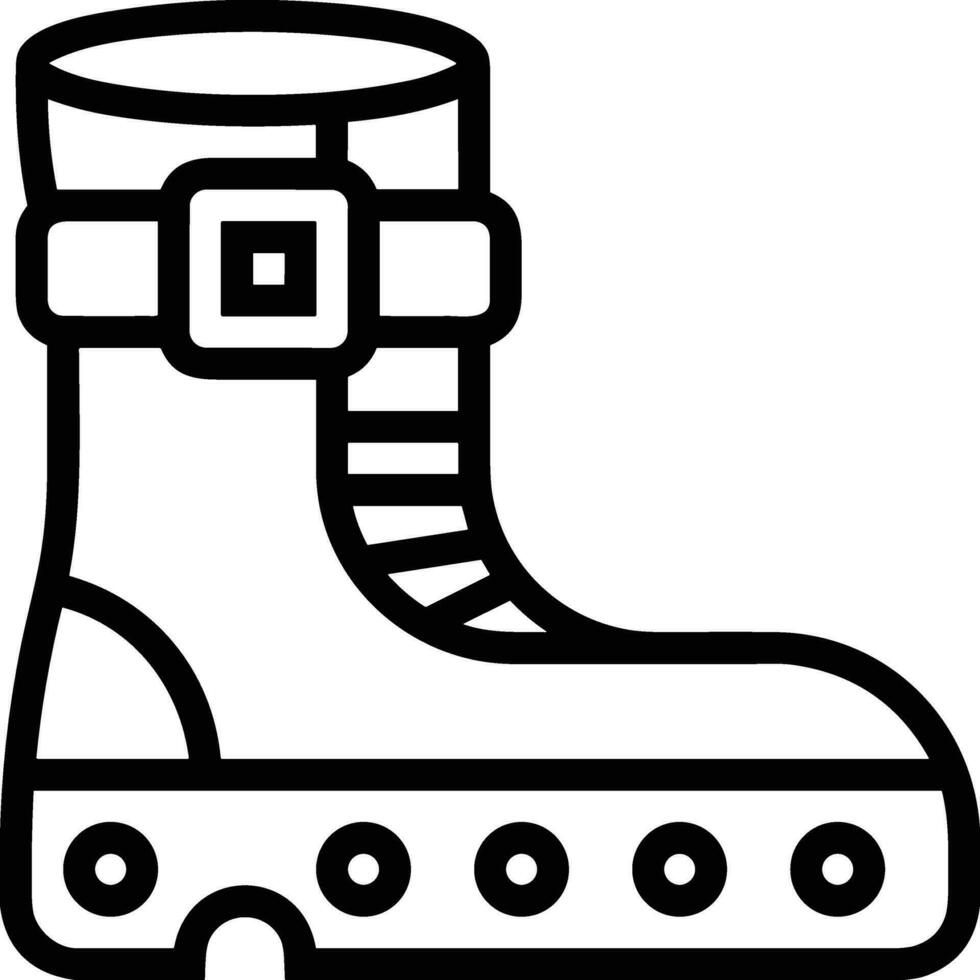 Boots symbol icon vector image. Illustration of the boot footwear shoe design image. EPS 10