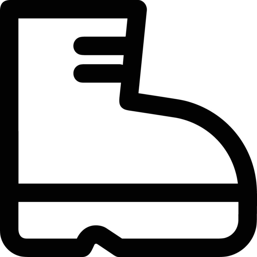 Boots symbol icon vector image. Illustration of the boot footwear shoe design image. EPS 10