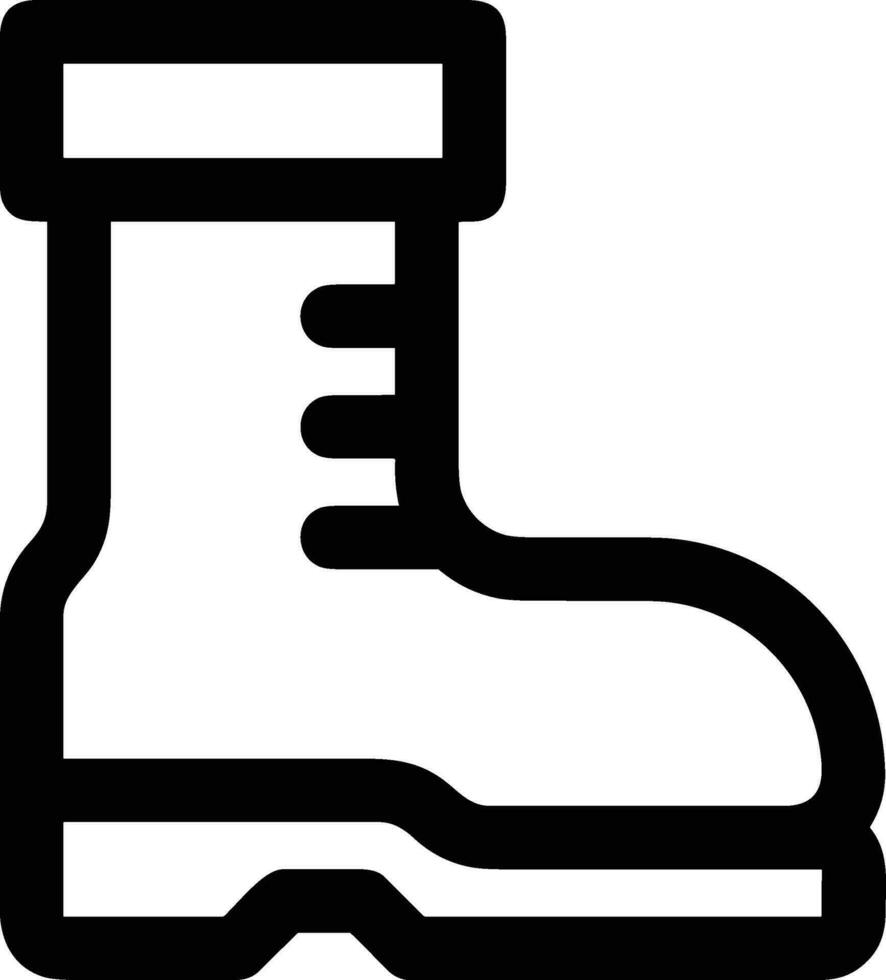 Boots symbol icon vector image. Illustration of the boot footwear shoe design image. EPS 10