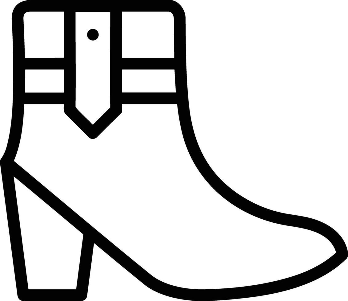 Boots symbol icon vector image. Illustration of the boot footwear shoe design image. EPS 10