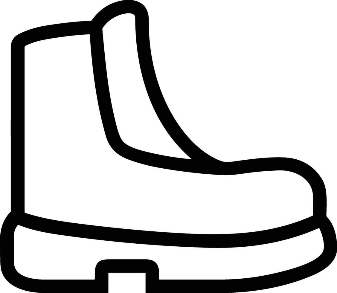 Boots symbol icon vector image. Illustration of the boot footwear shoe design image. EPS 10