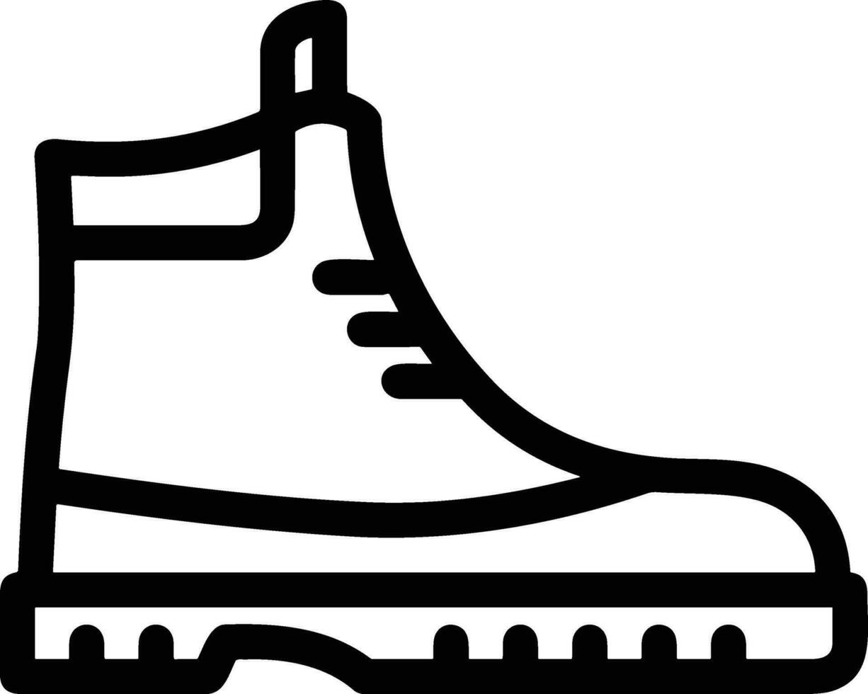 Boots symbol icon vector image. Illustration of the boot footwear shoe design image. EPS 10