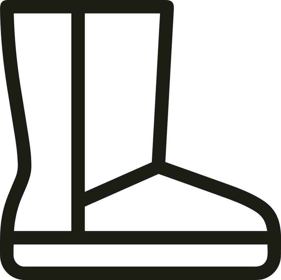 Boots symbol icon vector image. Illustration of the boot footwear shoe design image. EPS 10