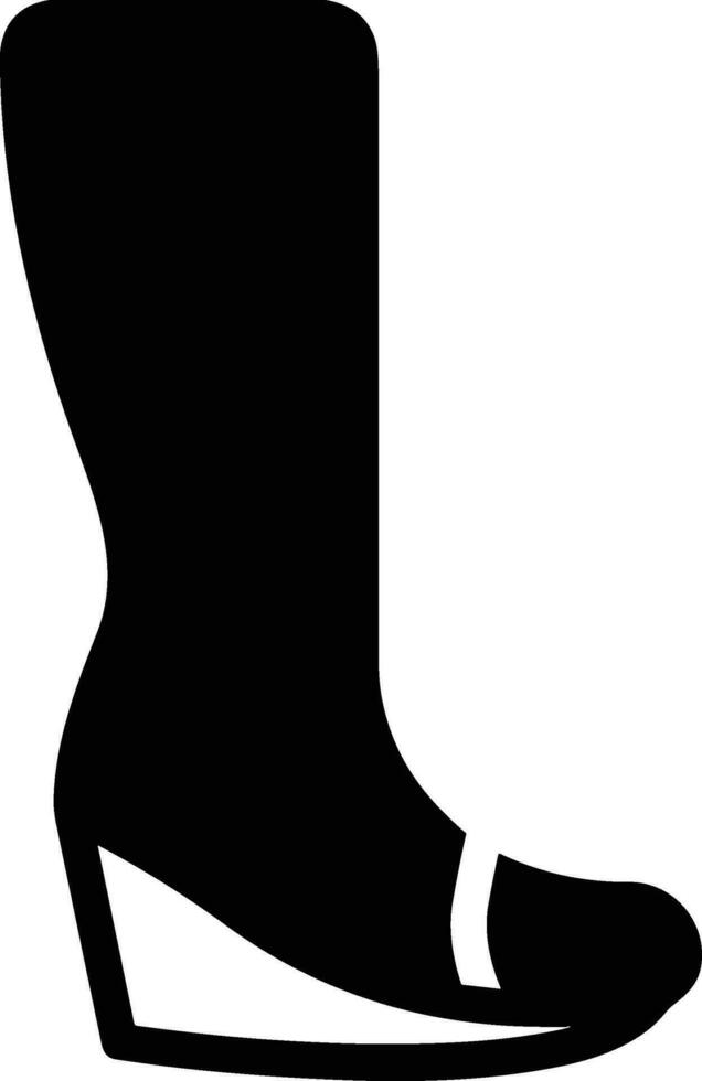 Boots symbol icon vector image. Illustration of the boot footwear shoe design image. EPS 10