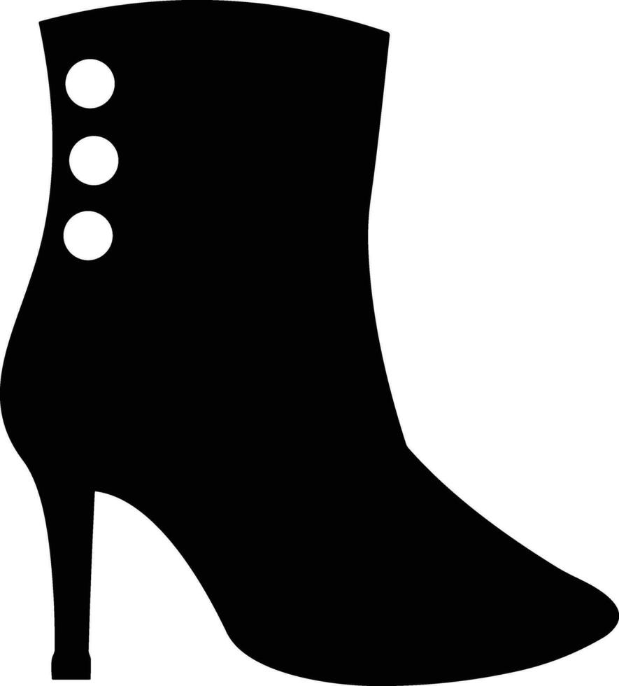 Boots symbol icon vector image. Illustration of the boot footwear shoe design image. EPS 10