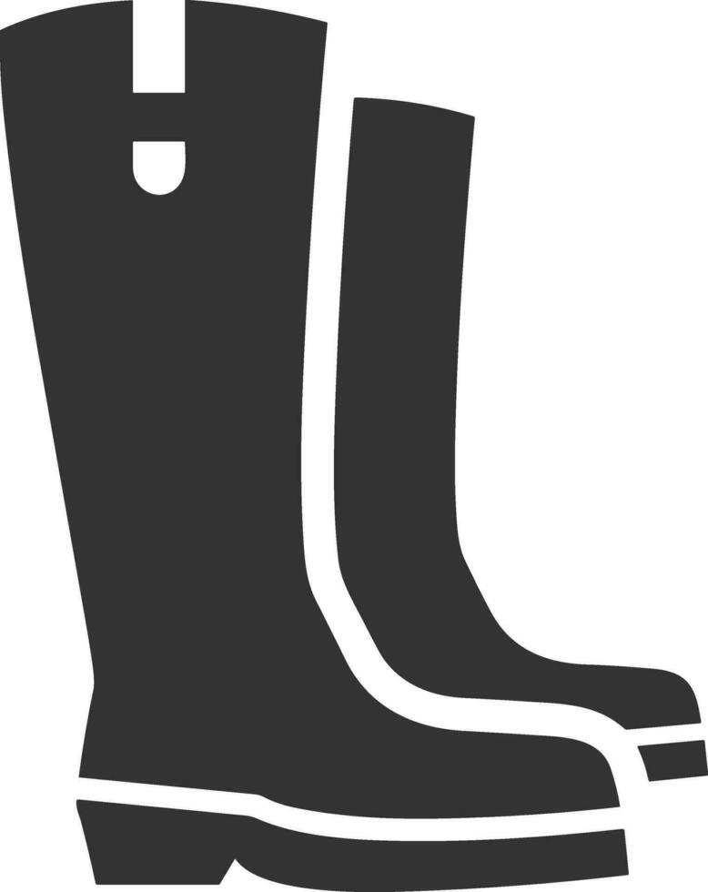 Boots symbol icon vector image. Illustration of the boot footwear shoe design image. EPS 10