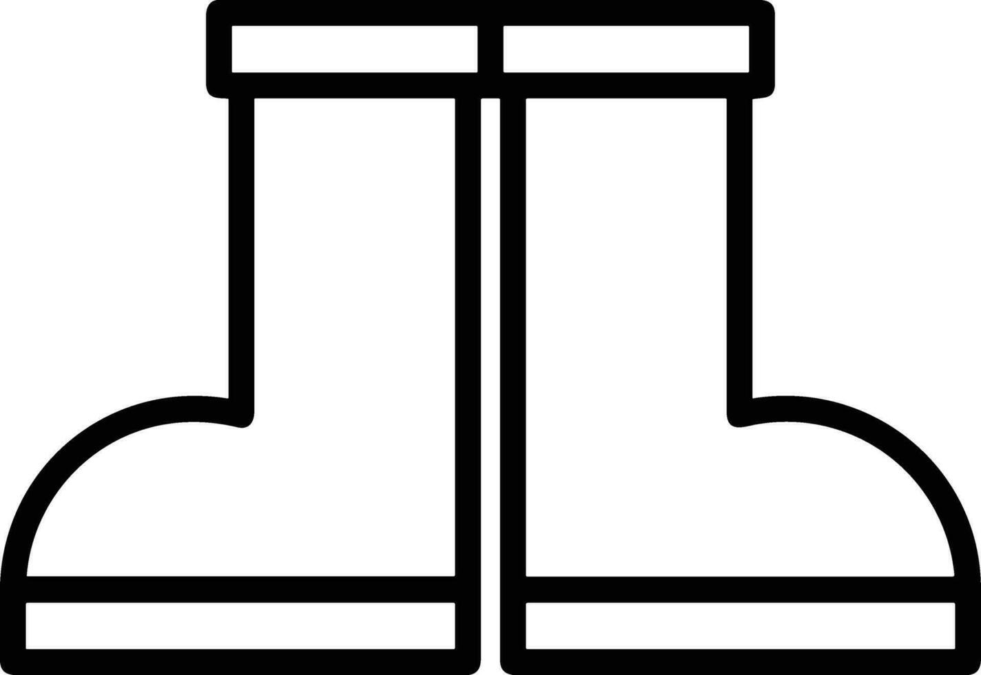 Boots symbol icon vector image. Illustration of the boot footwear shoe design image. EPS 10