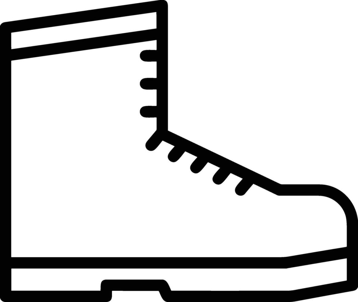 Boots symbol icon vector image. Illustration of the boot footwear shoe design image. EPS 10