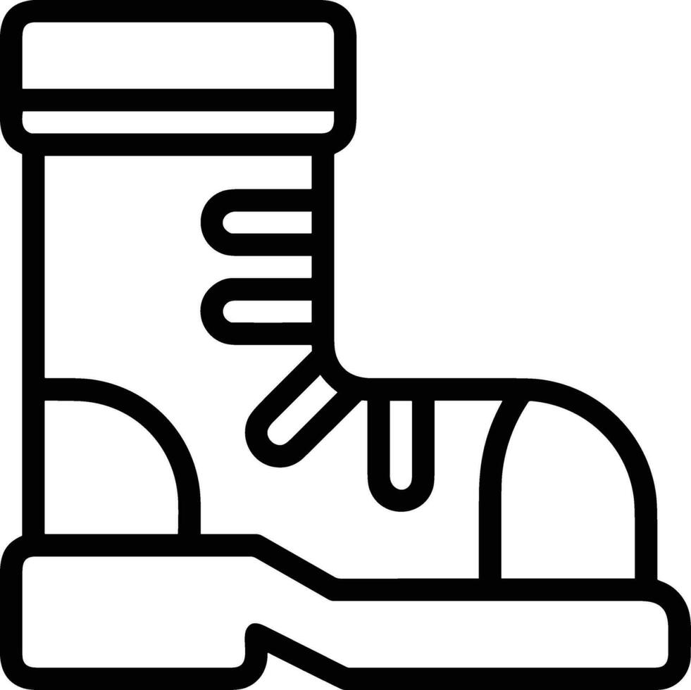 Boots symbol icon vector image. Illustration of the boot footwear shoe design image. EPS 10