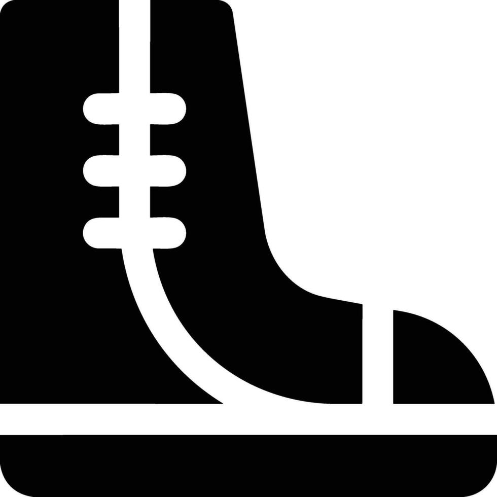 Boots symbol icon vector image. Illustration of the boot footwear shoe design image. EPS 10