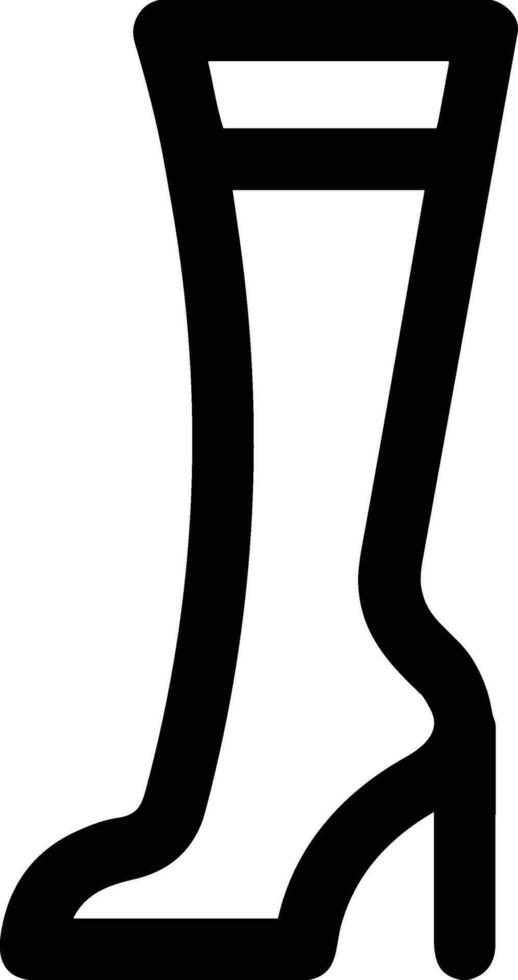 Boots symbol icon vector image. Illustration of the boot footwear shoe design image. EPS 10