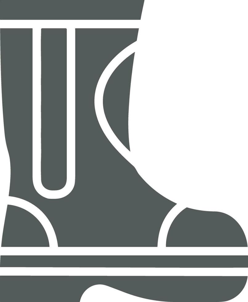 Boots symbol icon vector image. Illustration of the boot footwear shoe design image. EPS 10