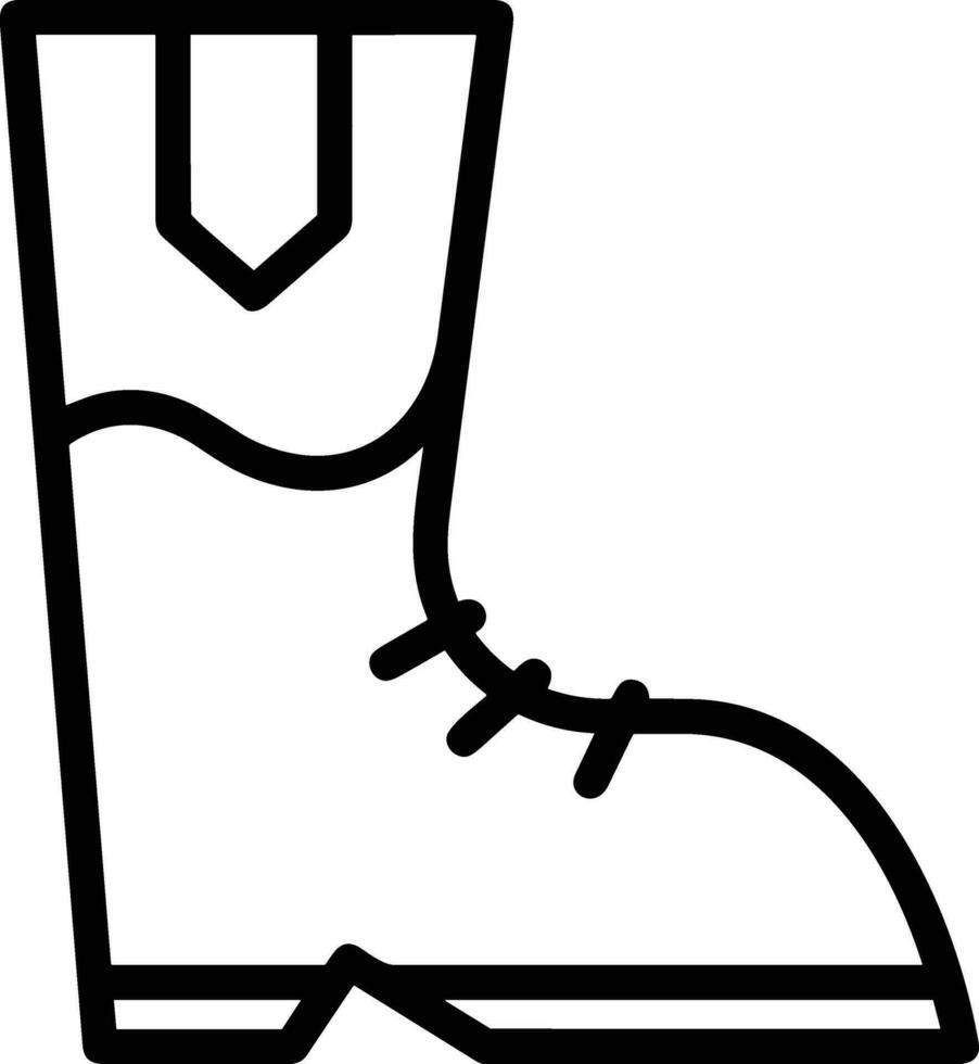 Boots symbol icon vector image. Illustration of the boot footwear shoe design image. EPS 10