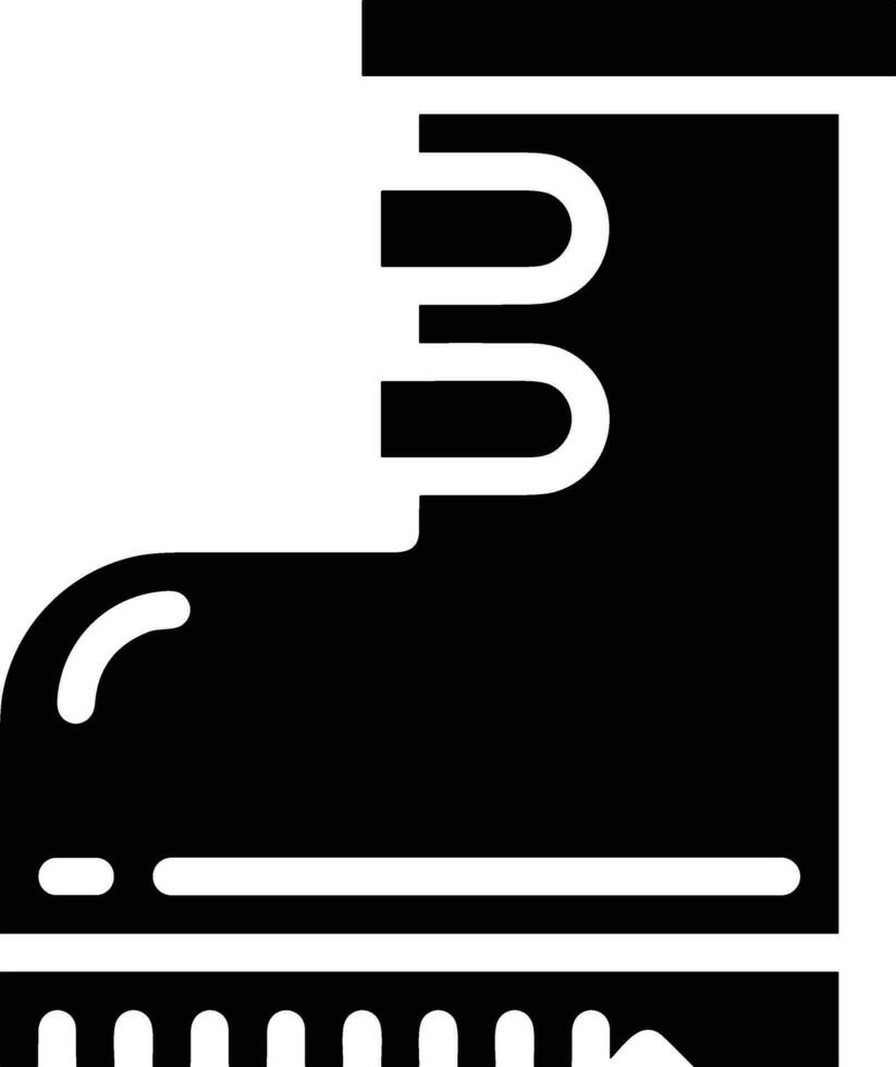 Boots symbol icon vector image. Illustration of the boot footwear shoe design image. EPS 10