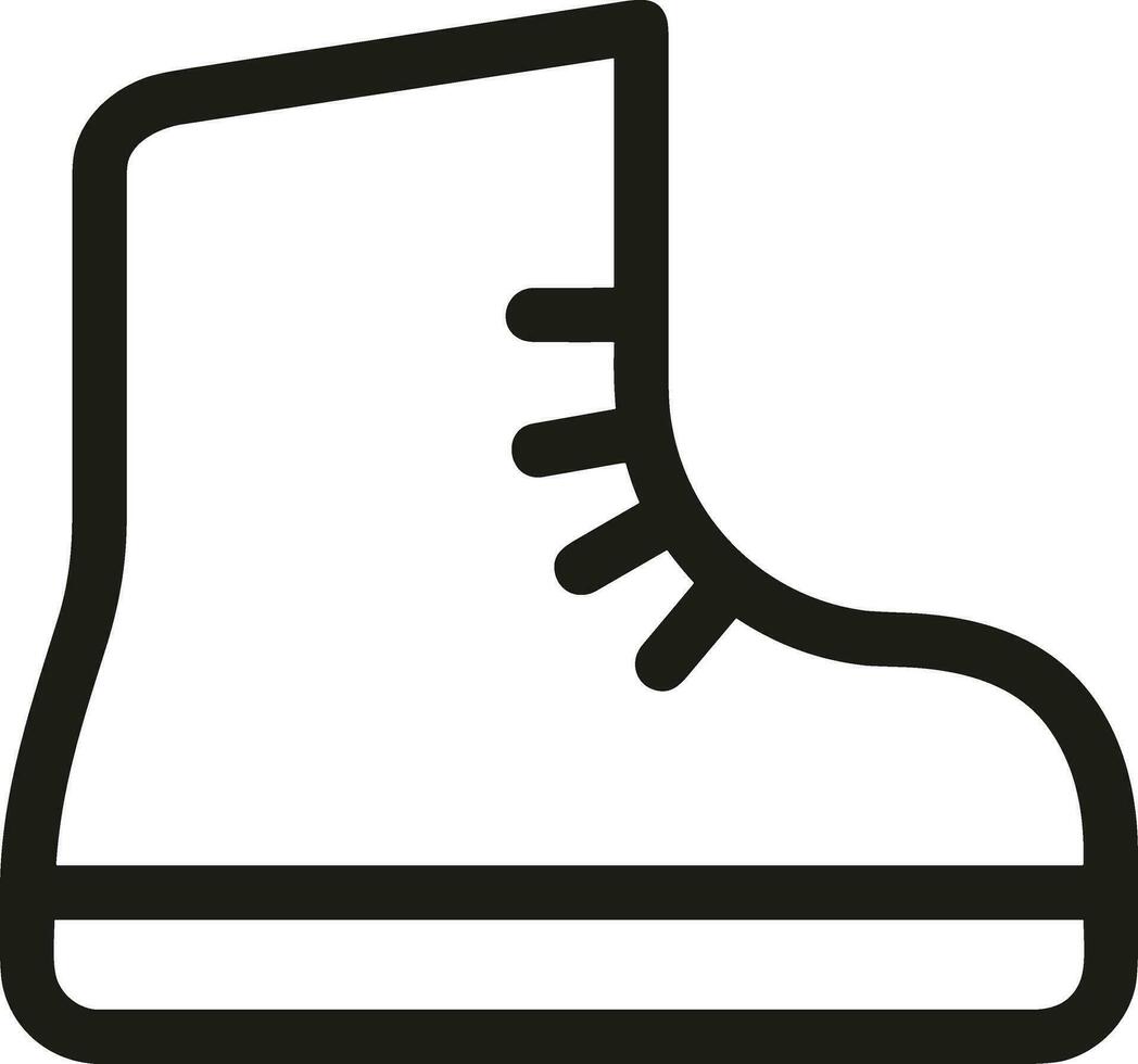 Boots symbol icon vector image. Illustration of the boot footwear shoe design image. EPS 10