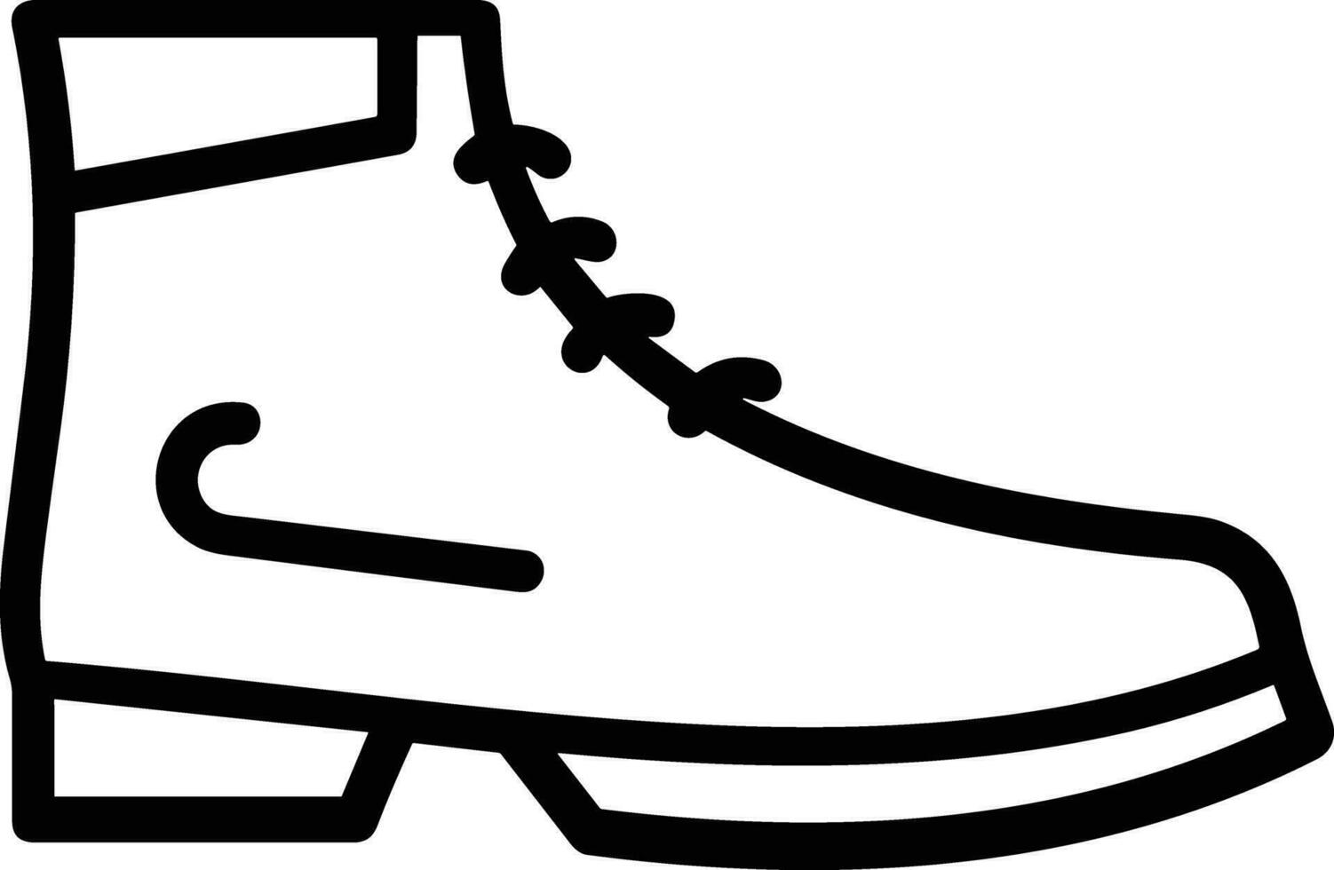 Boots symbol icon vector image. Illustration of the boot footwear shoe design image. EPS 10