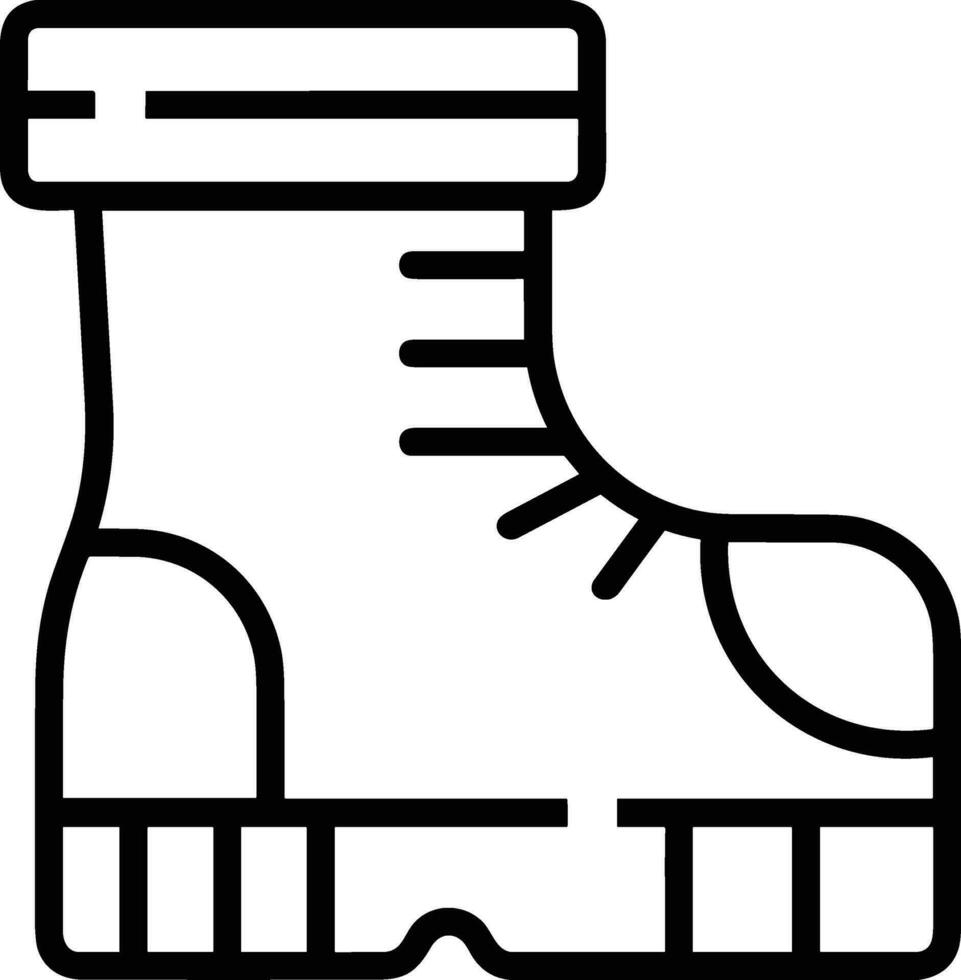 Boots symbol icon vector image. Illustration of the boot footwear shoe design image. EPS 10