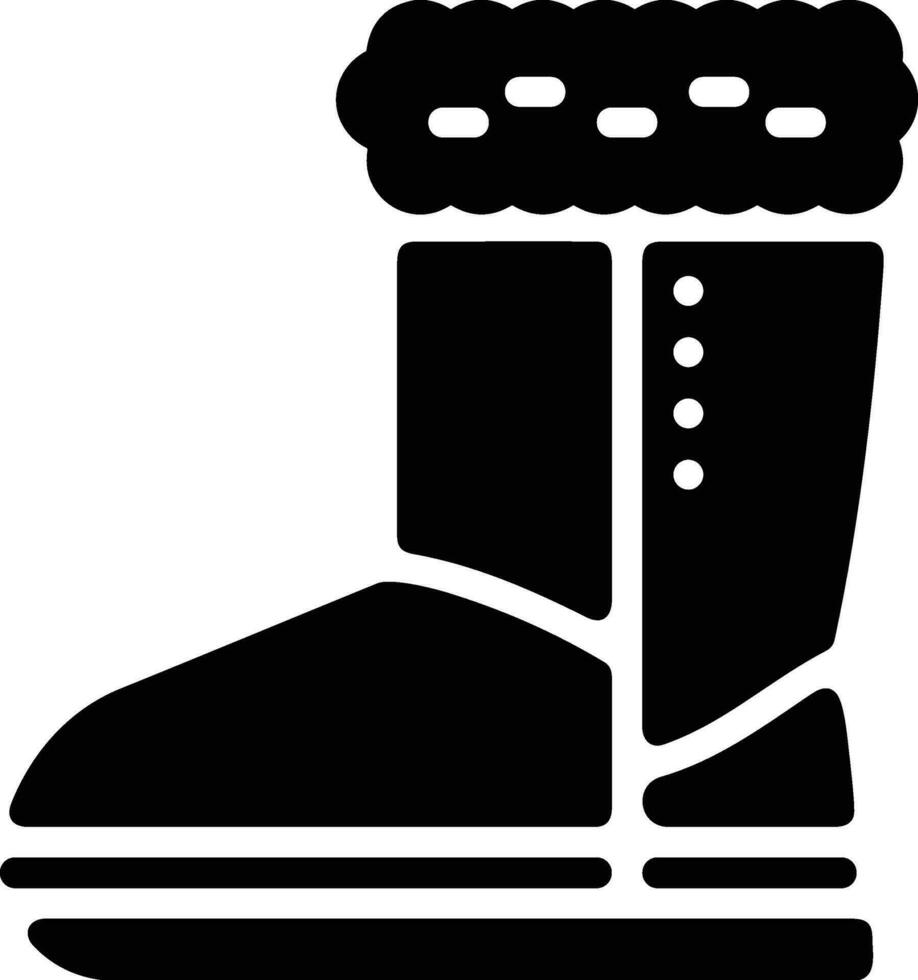 Boots symbol icon vector image. Illustration of the boot footwear shoe design image. EPS 10