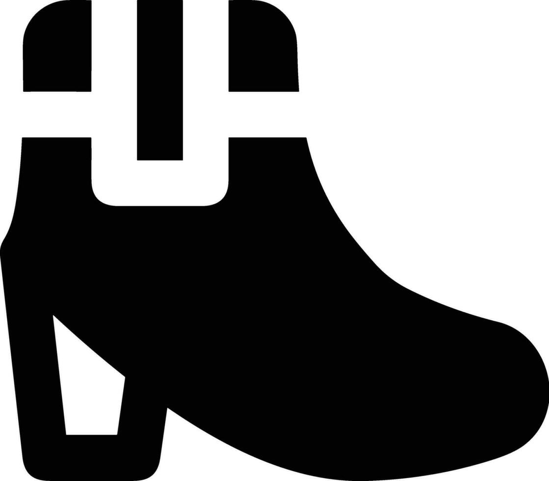 Boots symbol icon vector image. Illustration of the boot footwear shoe design image. EPS 10