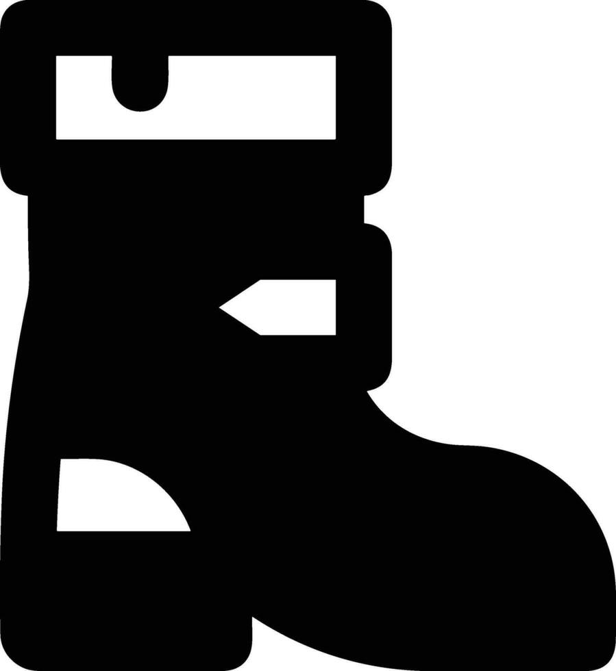Boots symbol icon vector image. Illustration of the boot footwear shoe design image. EPS 10