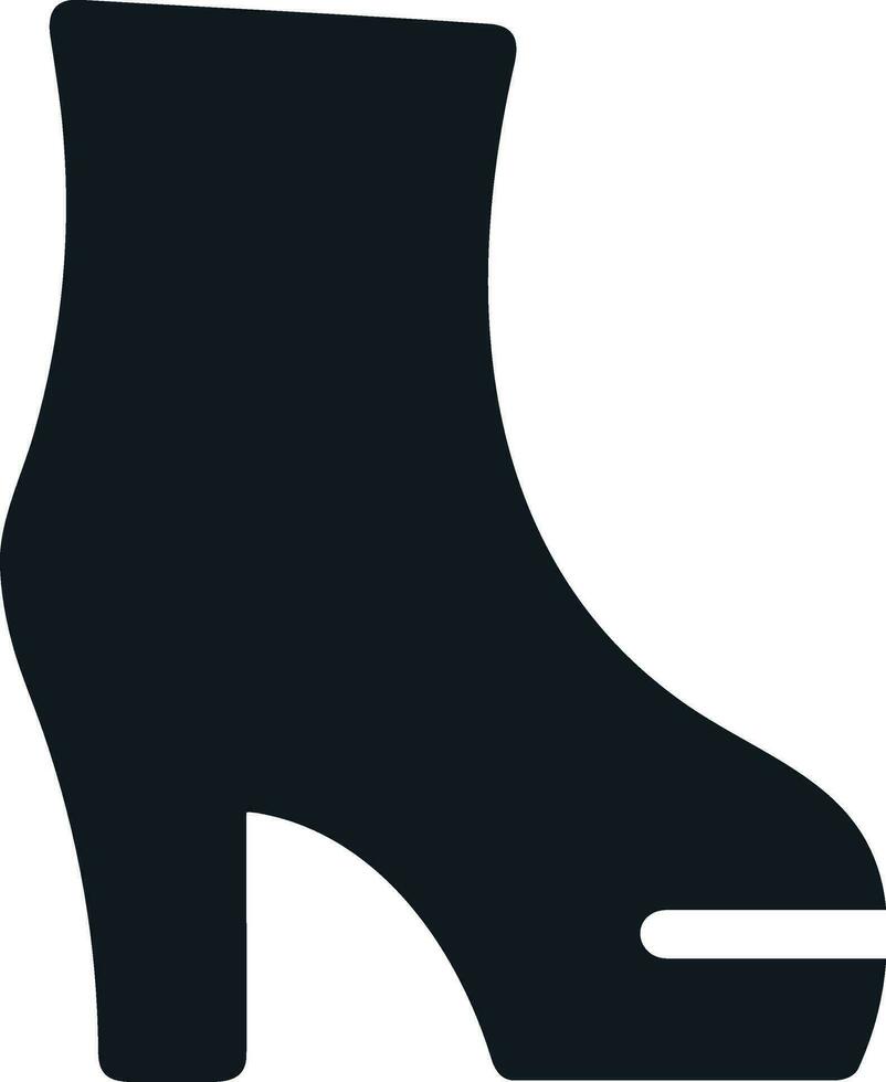 Boots symbol icon vector image. Illustration of the boot footwear shoe design image. EPS 10