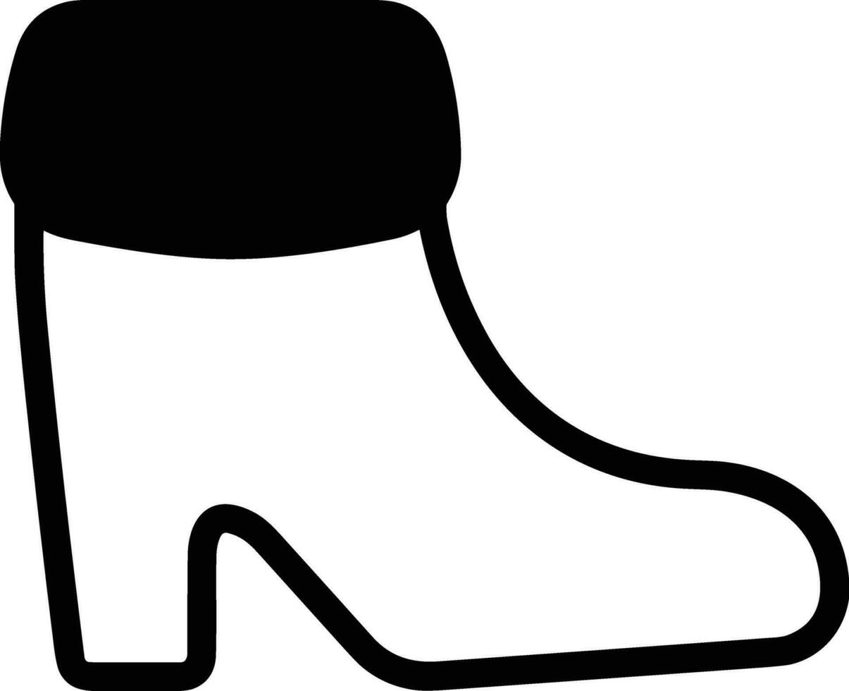 Boots symbol icon vector image. Illustration of the boot footwear shoe design image. EPS 10