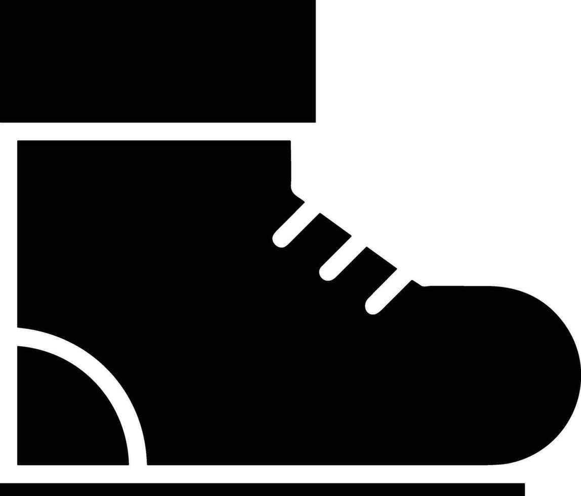 Boots symbol icon vector image. Illustration of the boot footwear shoe design image. EPS 10