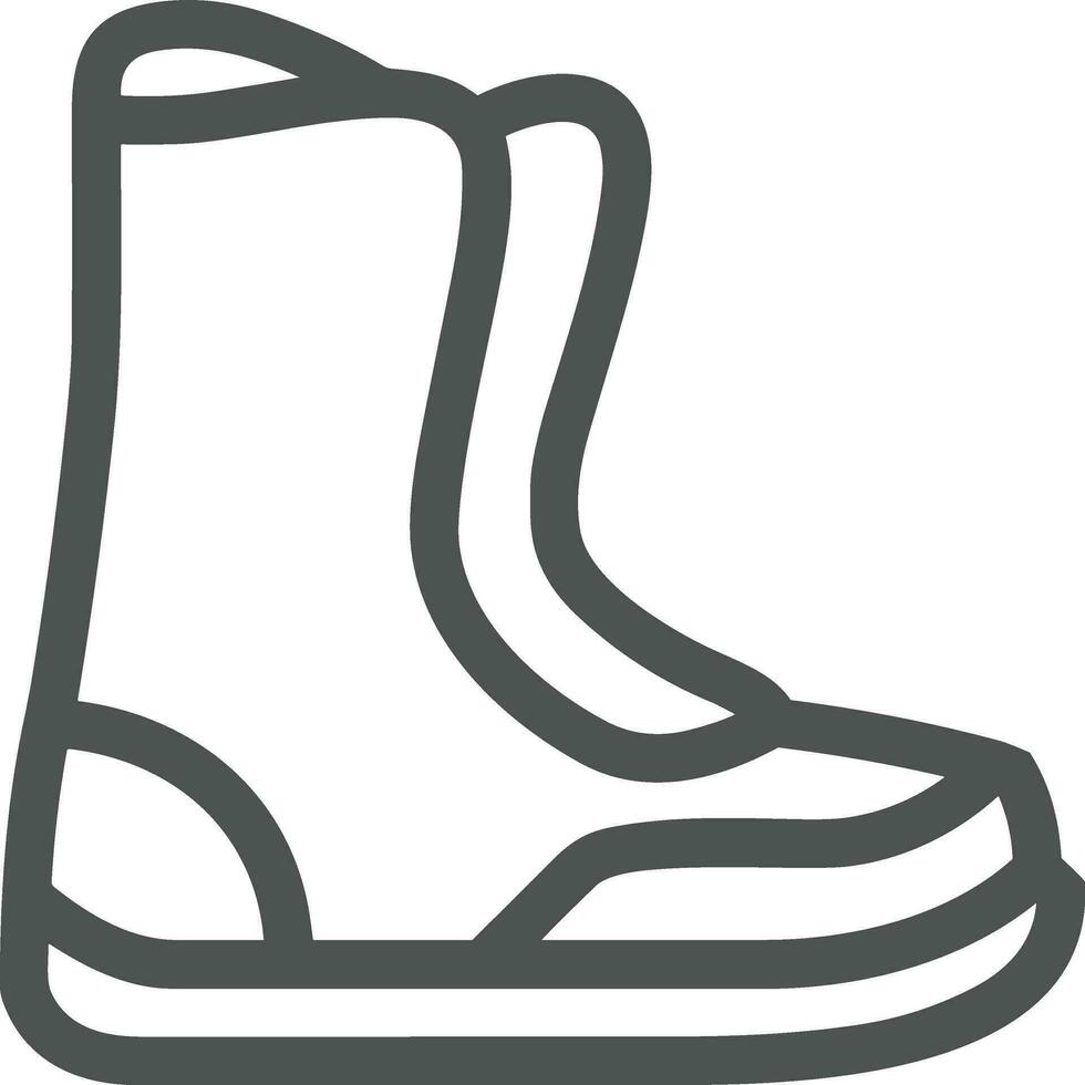 Boots symbol icon vector image. Illustration of the boot footwear shoe design image. EPS 10