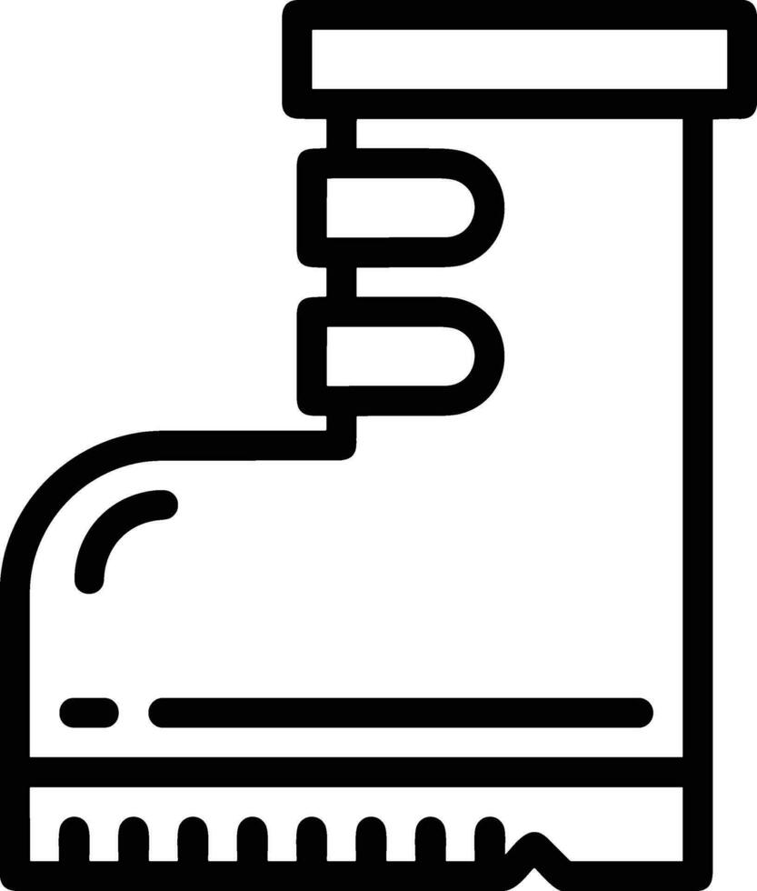 Boots symbol icon vector image. Illustration of the boot footwear shoe design image. EPS 10