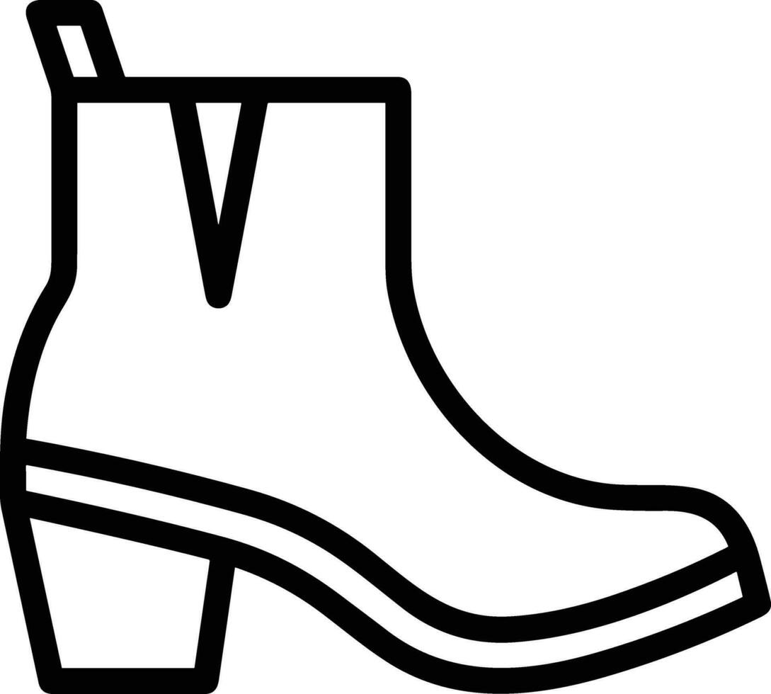 Boots symbol icon vector image. Illustration of the boot footwear shoe design image. EPS 10