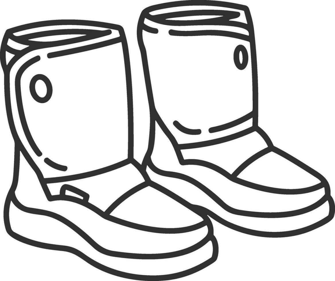 botas símbolo icono vector imagen. ilustración de el bota calzado zapato diseño imagen. eps 10