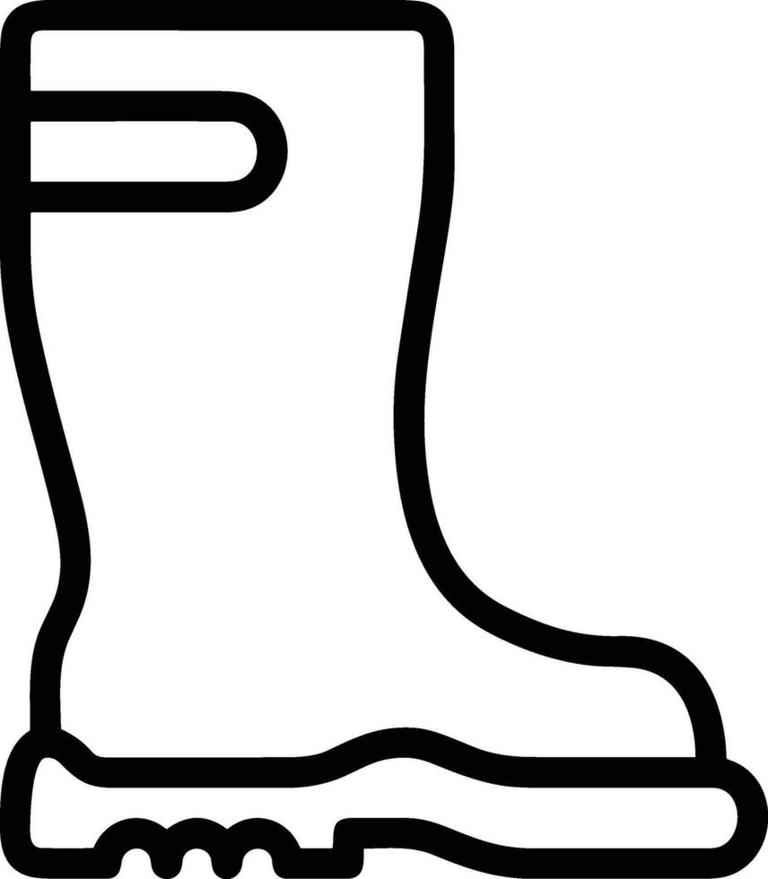 Boots symbol icon vector image. Illustration of the boot footwear shoe design image. EPS 10