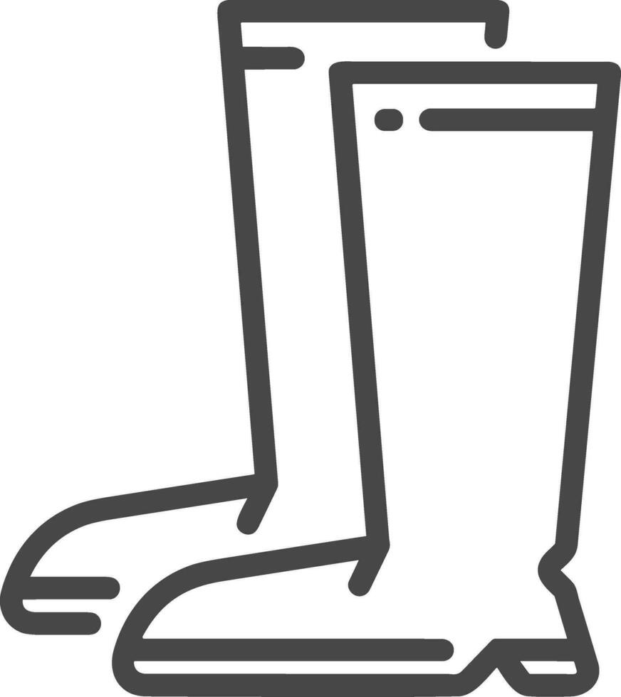 Boots symbol icon vector image. Illustration of the boot footwear shoe design image. EPS 10