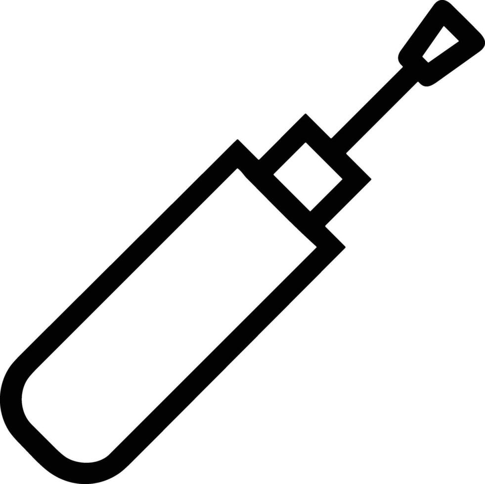 Screwdriver repair icon symbol vector image. Illustration of the fix toolkit design image. EPS 10