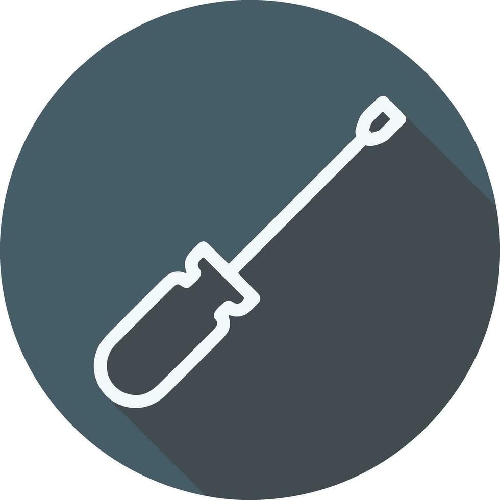 Screwdriver repair icon symbol vector image. Illustration of the fix toolkit design image. EPS 10