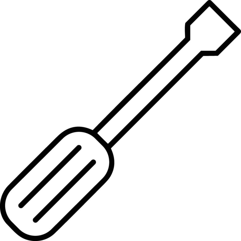 Screwdriver repair icon symbol vector image. Illustration of the fix toolkit design image. EPS 10