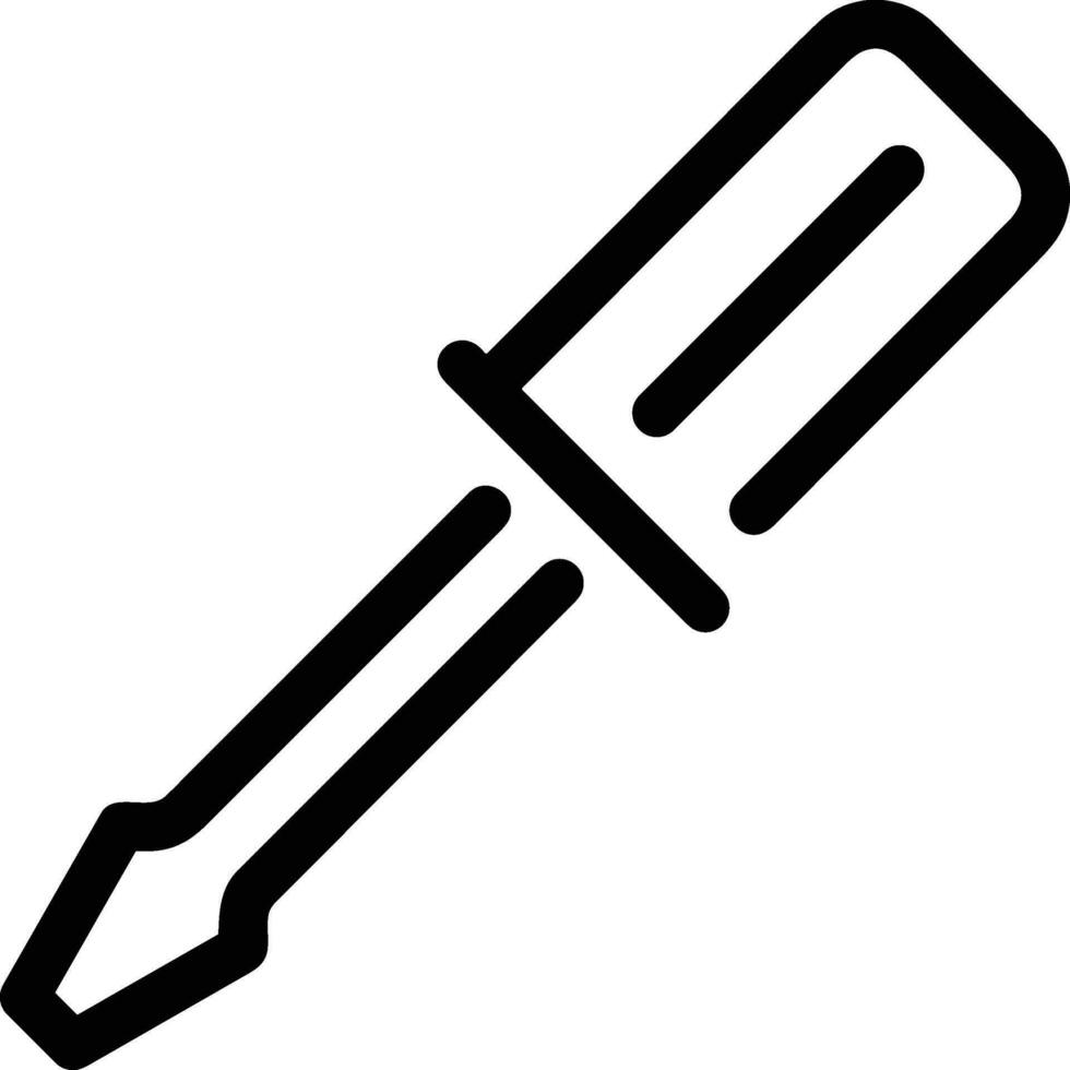 Screwdriver repair icon symbol vector image. Illustration of the fix toolkit design image. EPS 10