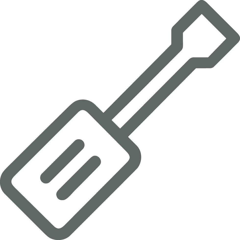 Screwdriver repair icon symbol vector image. Illustration of the fix toolkit design image. EPS 10