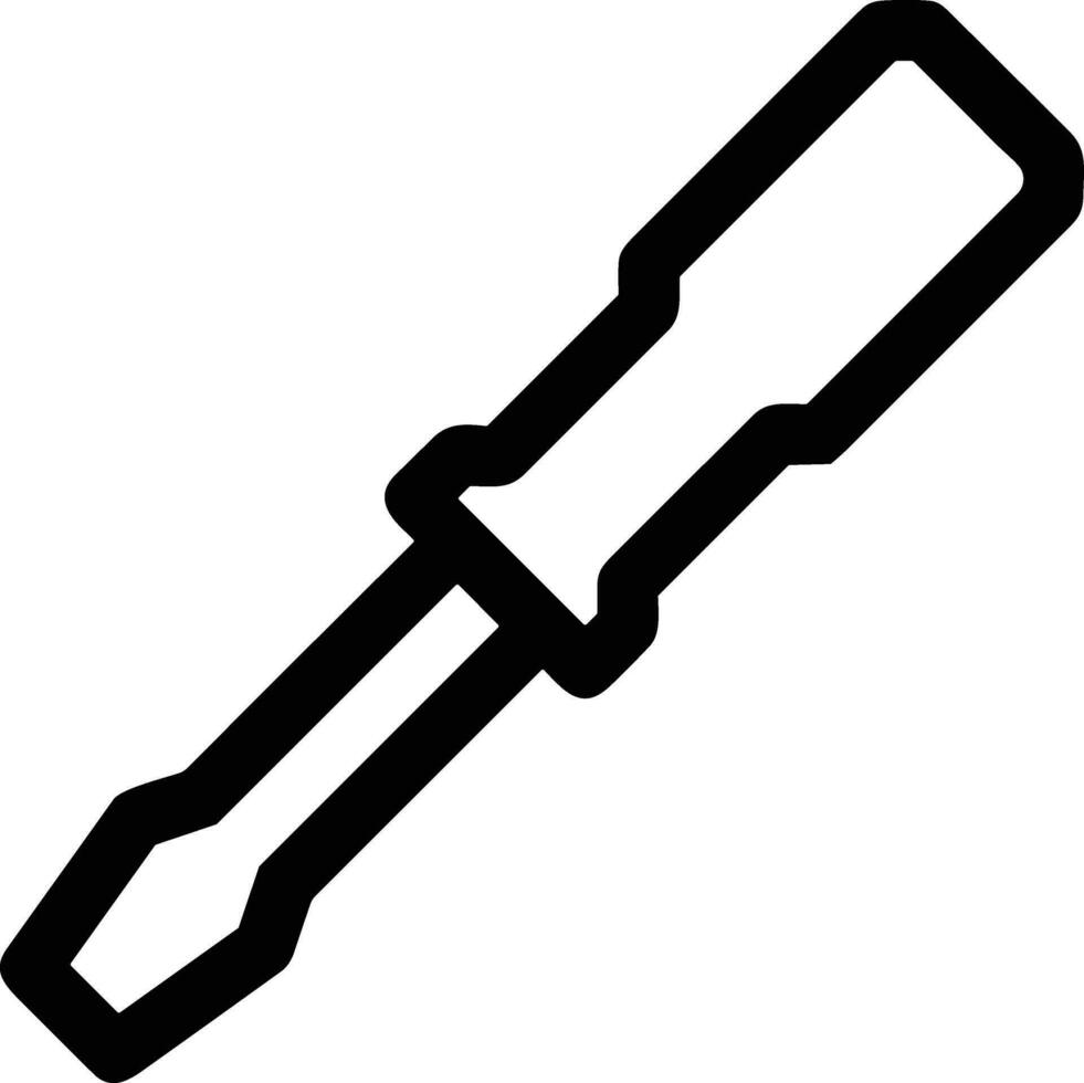 Screwdriver repair icon symbol vector image. Illustration of the fix toolkit design image. EPS 10