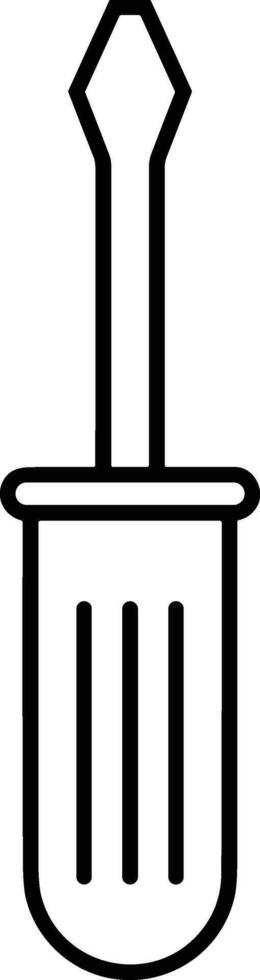 Screwdriver repair icon symbol vector image. Illustration of the fix toolkit design image. EPS 10