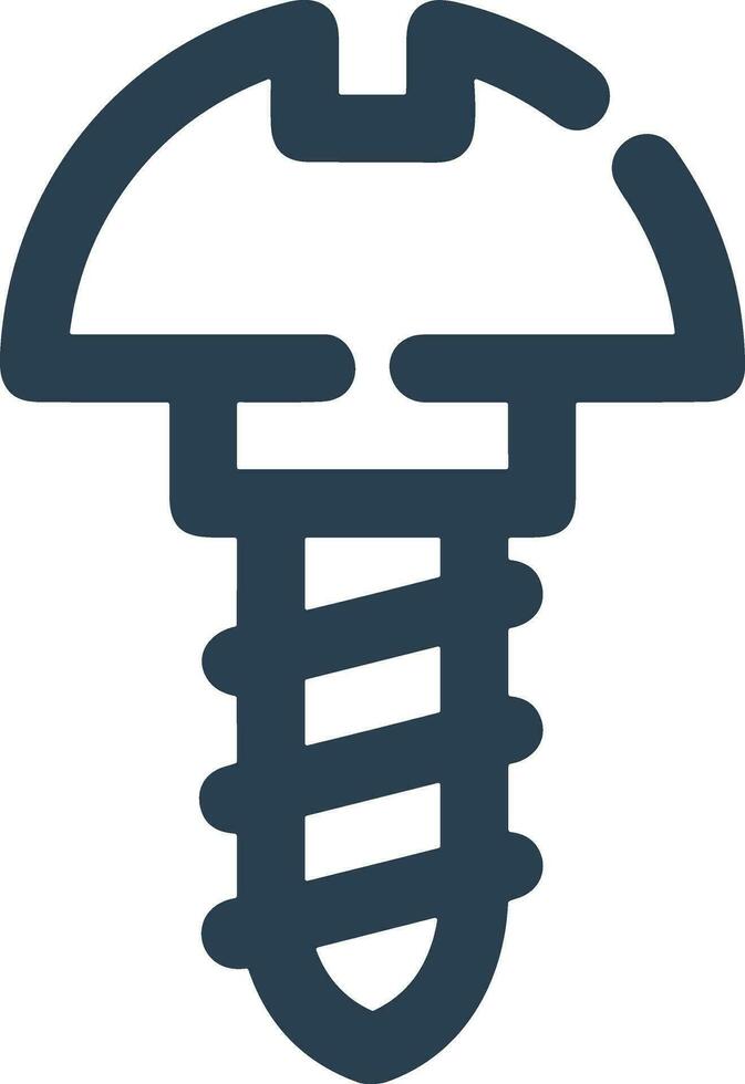 Screwdriver repair icon symbol vector image. Illustration of the fix toolkit design image. EPS 10