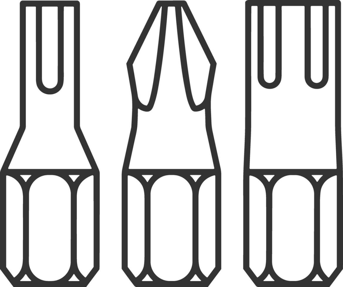 Screwdriver repair icon symbol vector image. Illustration of the fix toolkit design image. EPS 10
