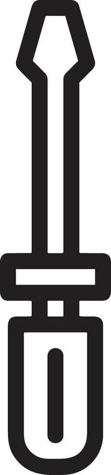 Screwdriver repair icon symbol vector image. Illustration of the fix toolkit design image. EPS 10