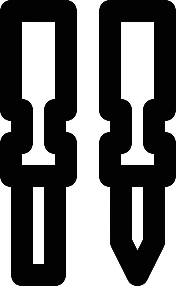 Screwdriver repair icon symbol vector image. Illustration of the fix toolkit design image. EPS 10
