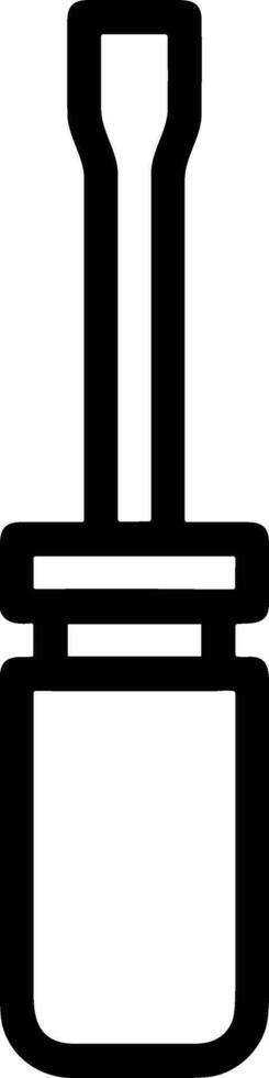 Screwdriver repair icon symbol vector image. Illustration of the fix toolkit design image. EPS 10
